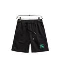 Burberry Men's Striped Cotton Knit Basketball Shorts 'Black/Green'