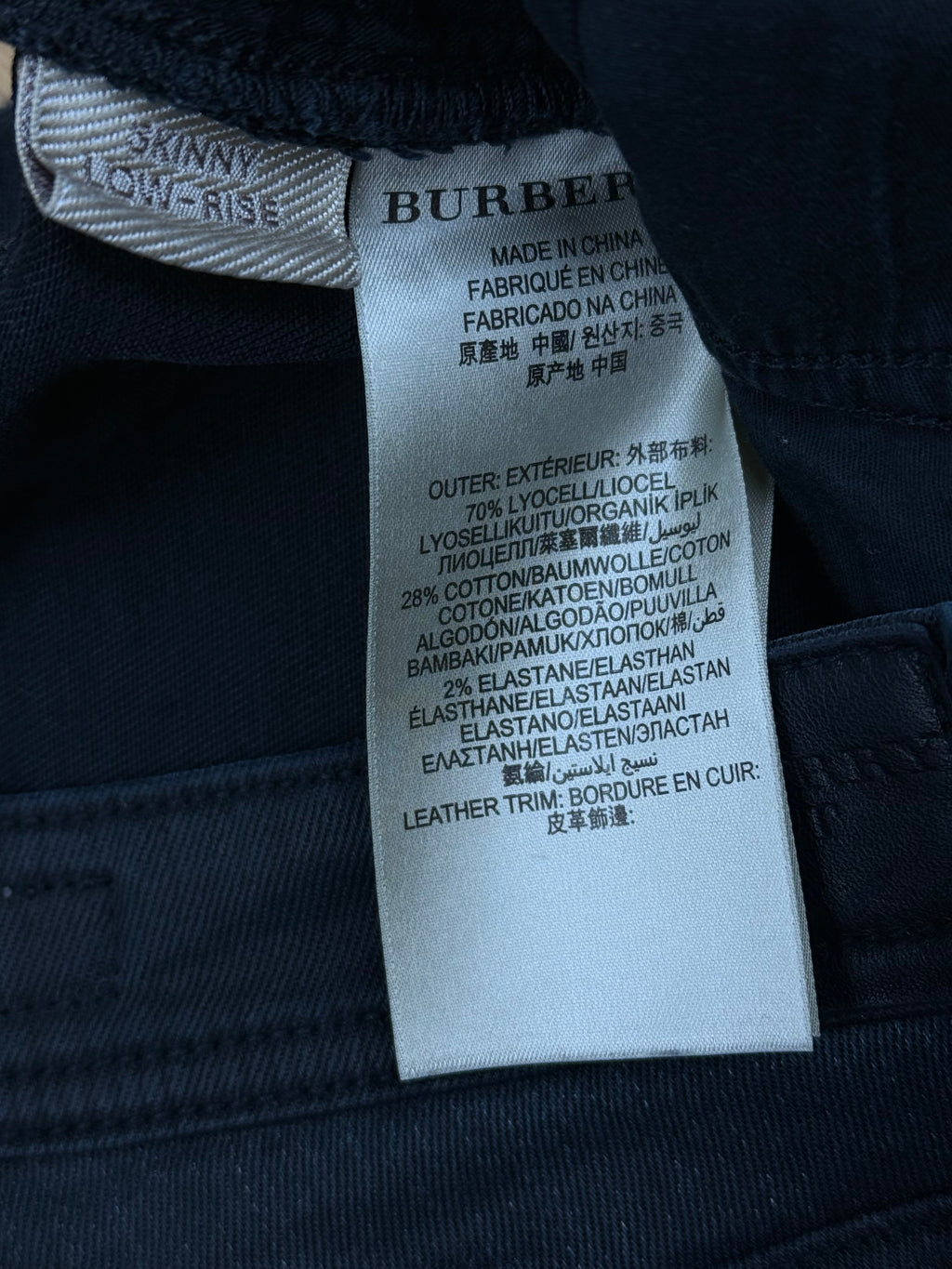vintage Burberry jeans
