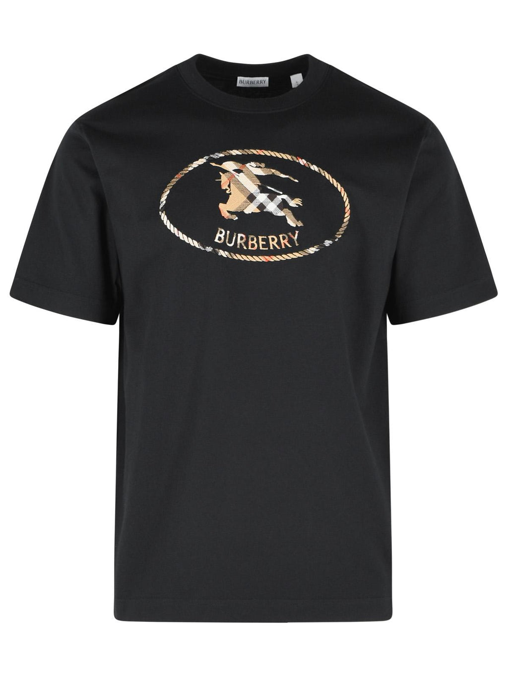 Burberry 'Seth' Black Cotton T-Shirt Men