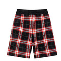 Burberry Men's Striped Cotton Knit Basketball Shorts 'Black/Red'