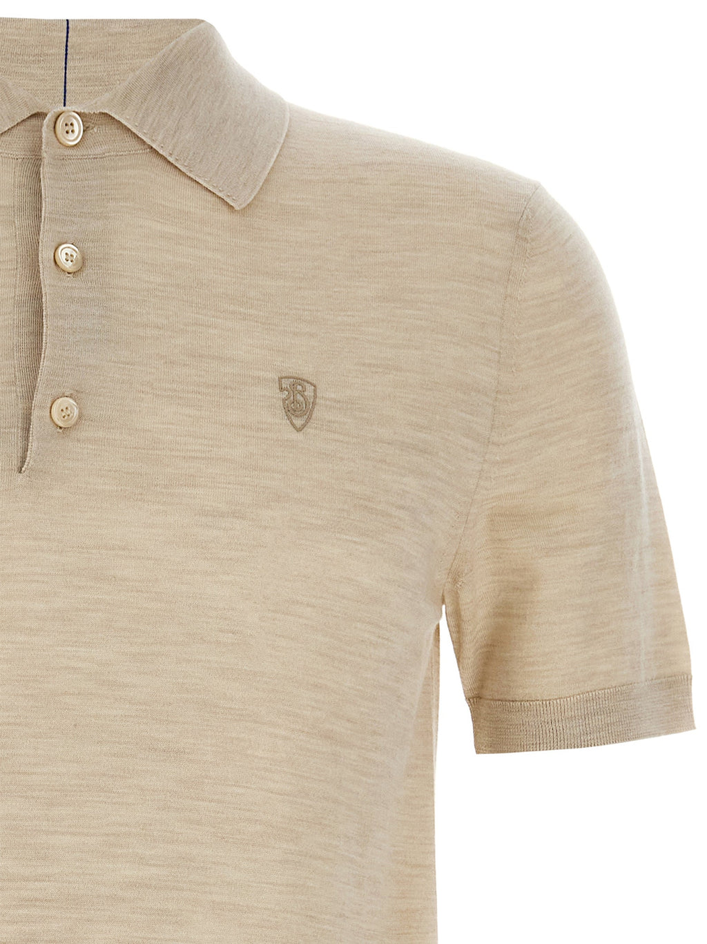 Burberry Men Wool Polo Shirt