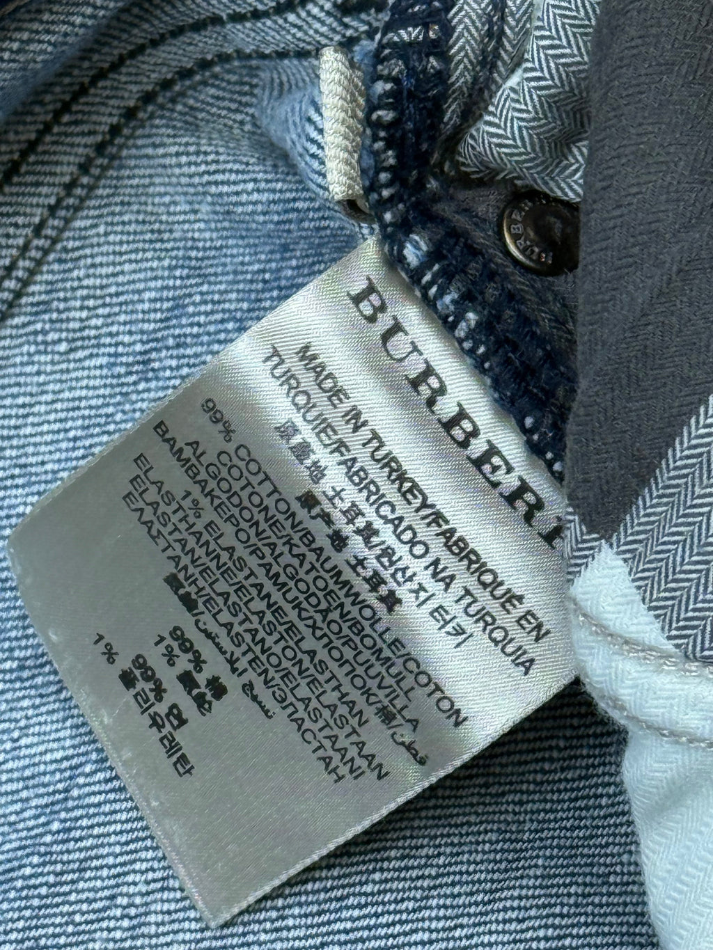 vintage Burberry jeans
