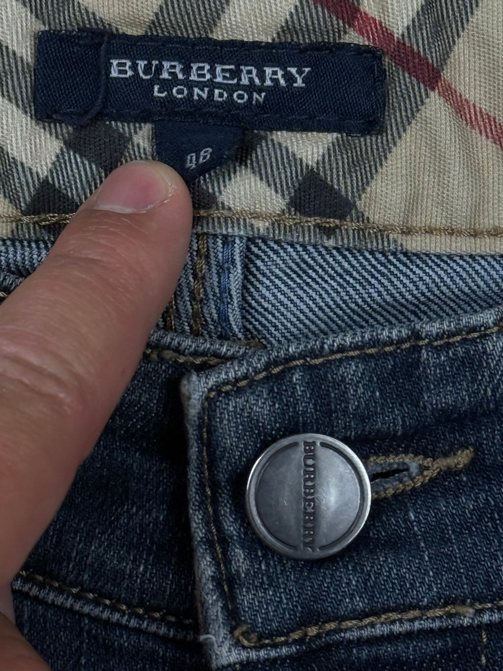 vintage Burberry jeans